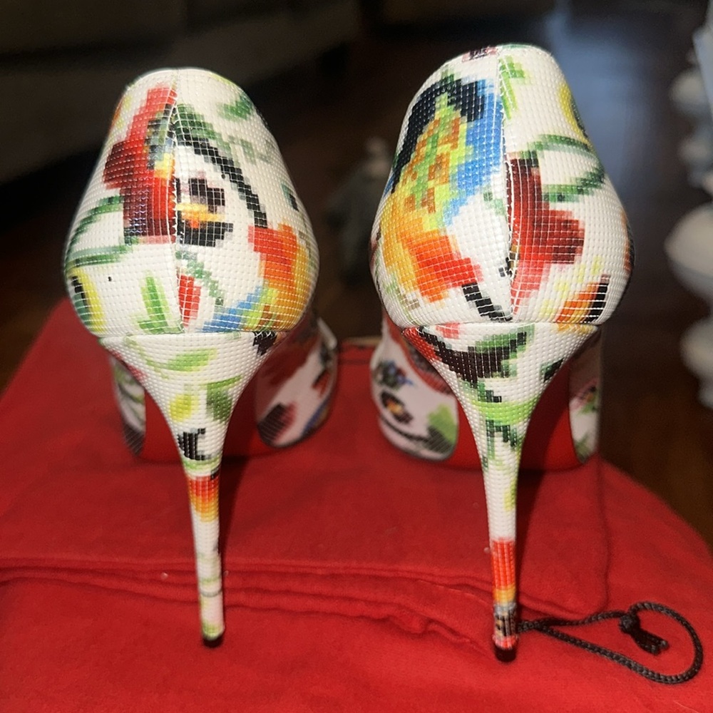 New Christian Louboutin Women's So Kate Pumps Printed Patent 120 - Picture 3 of 7